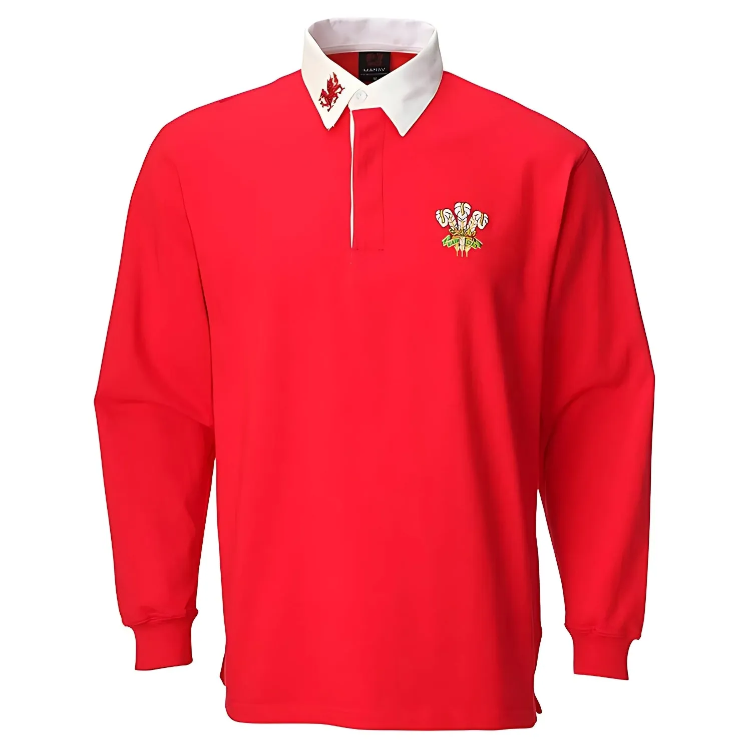 Kids' Traditional Long Sleeve Welsh Red Rugby Shirts Age 13-14 Years