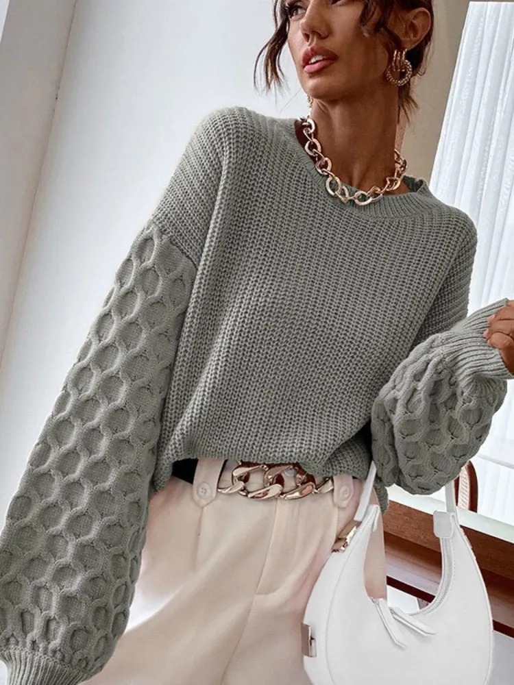 Knited Full Sleeved Round Neck Pullover