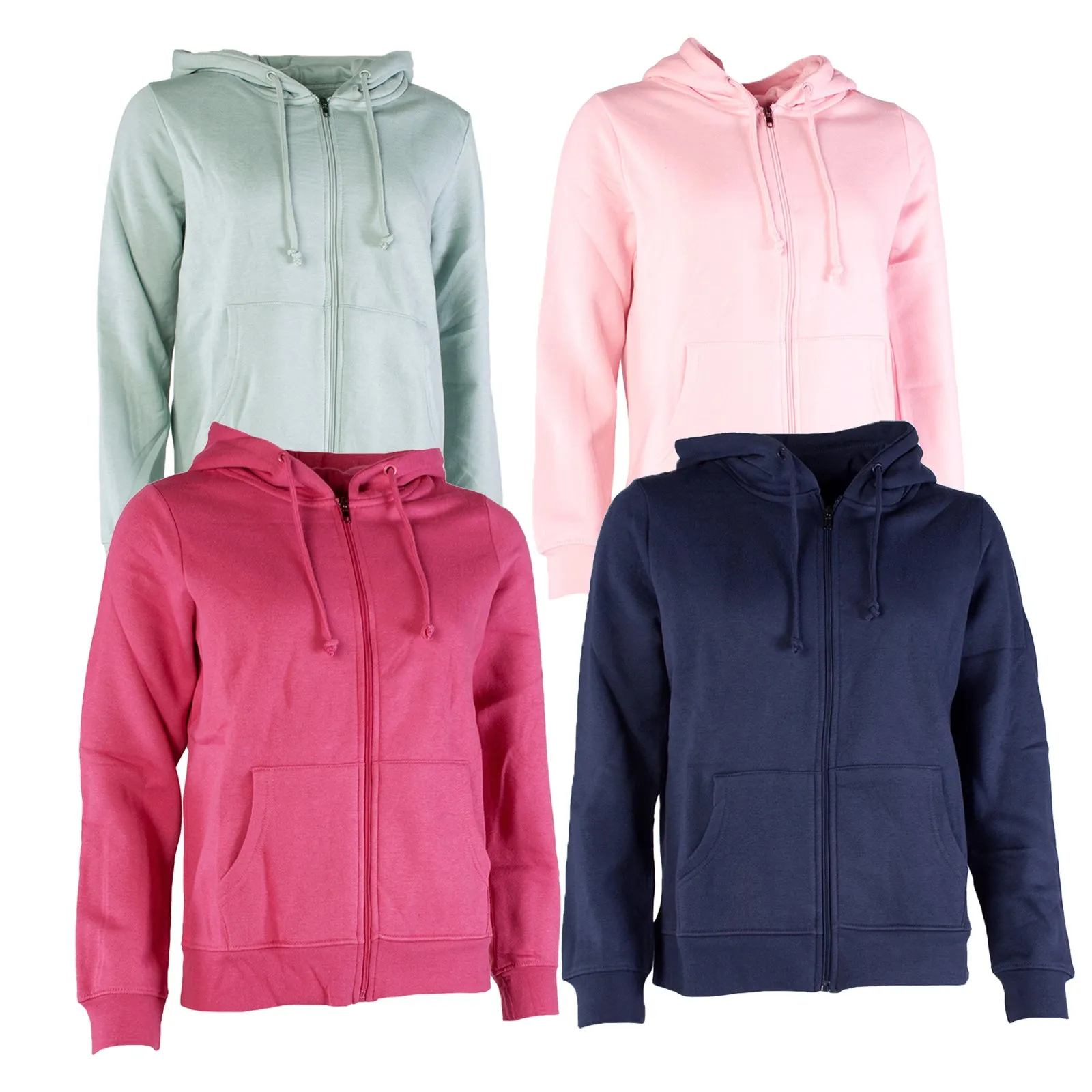 Ladies Zip Hoodies