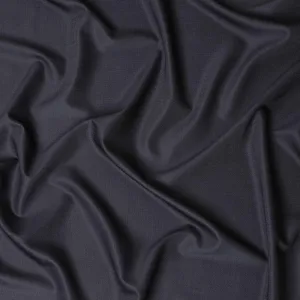 Lava grey Premium super 120's Italian all wool suiting fabric in self design-D10809