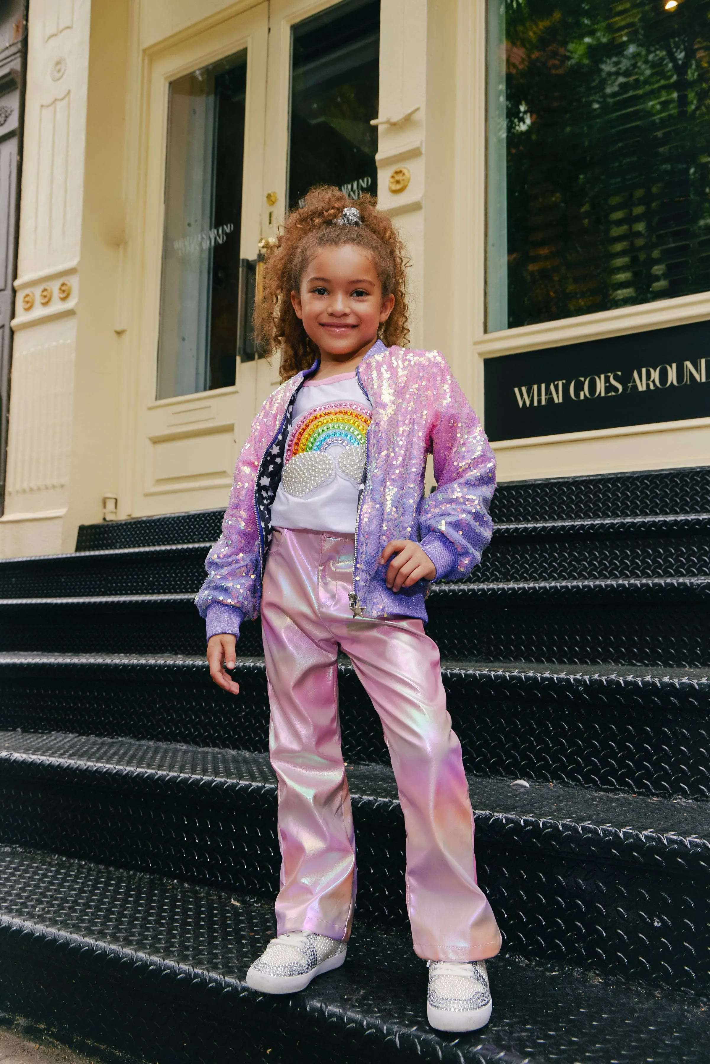 Lavender Haze Sequin Bomber