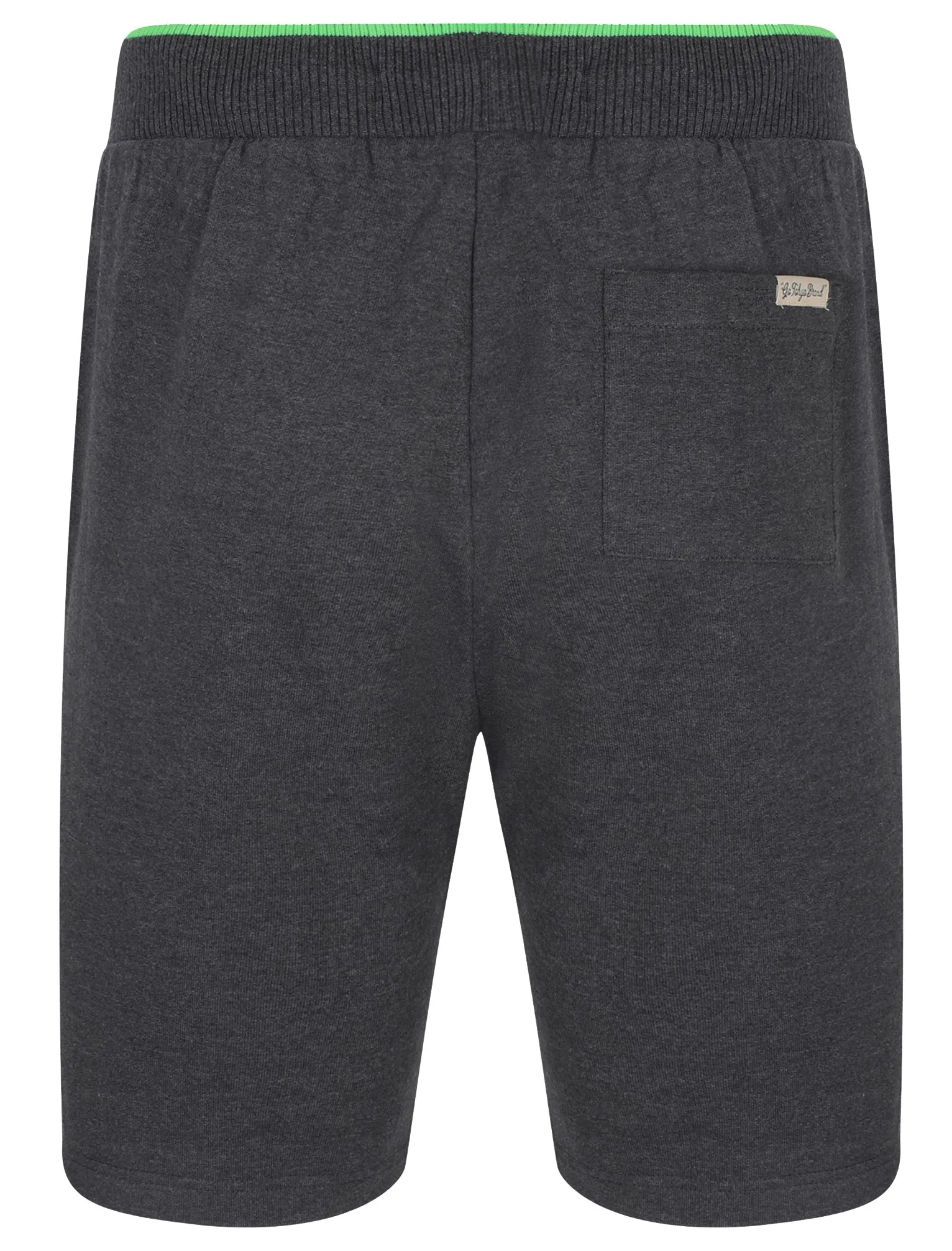 Lawes Brushback Fleece Jogger Shorts In Charcoal Marl - Tokyo Laundry