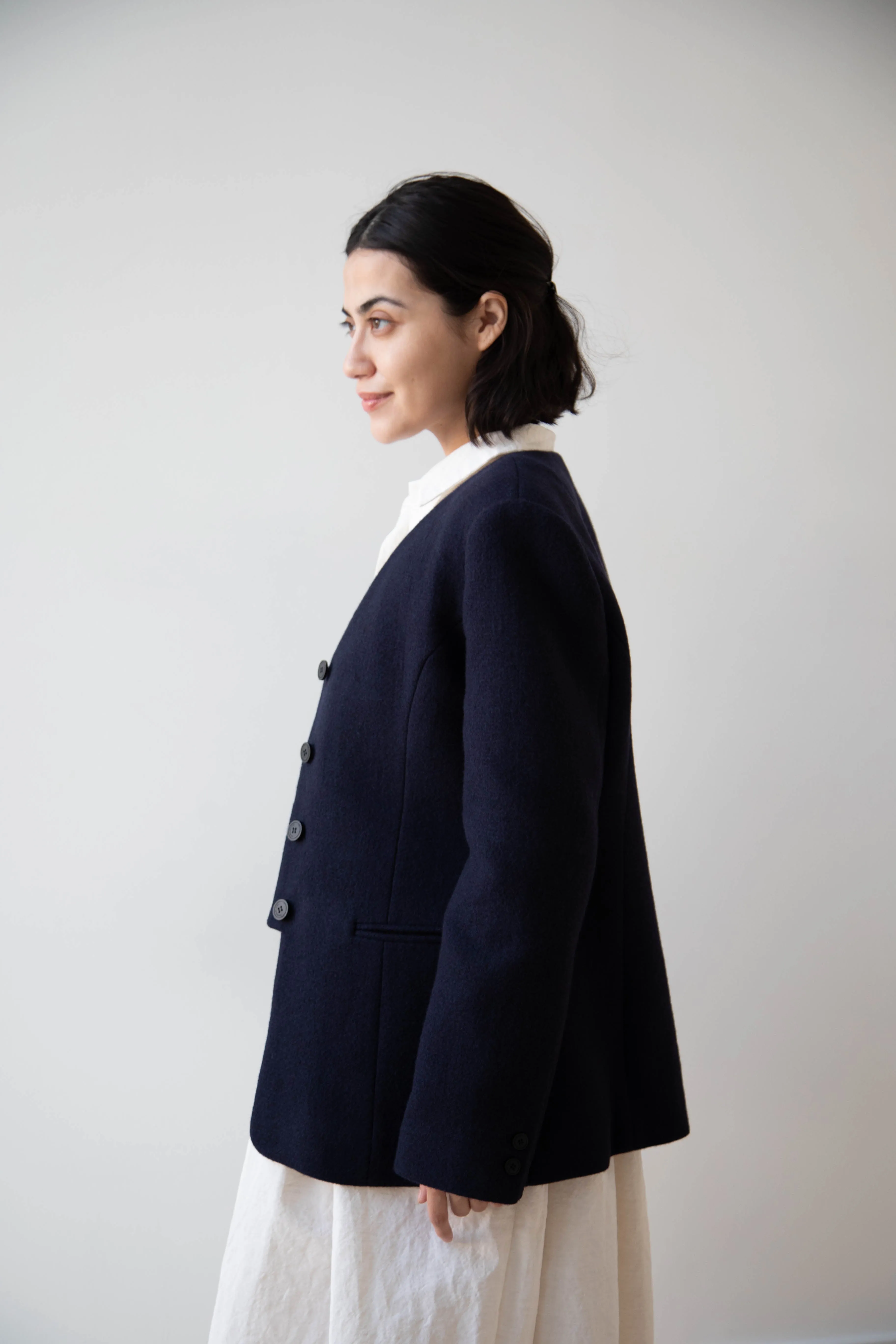 Le 17 Septembre | Formal Jacket in Navy Wool