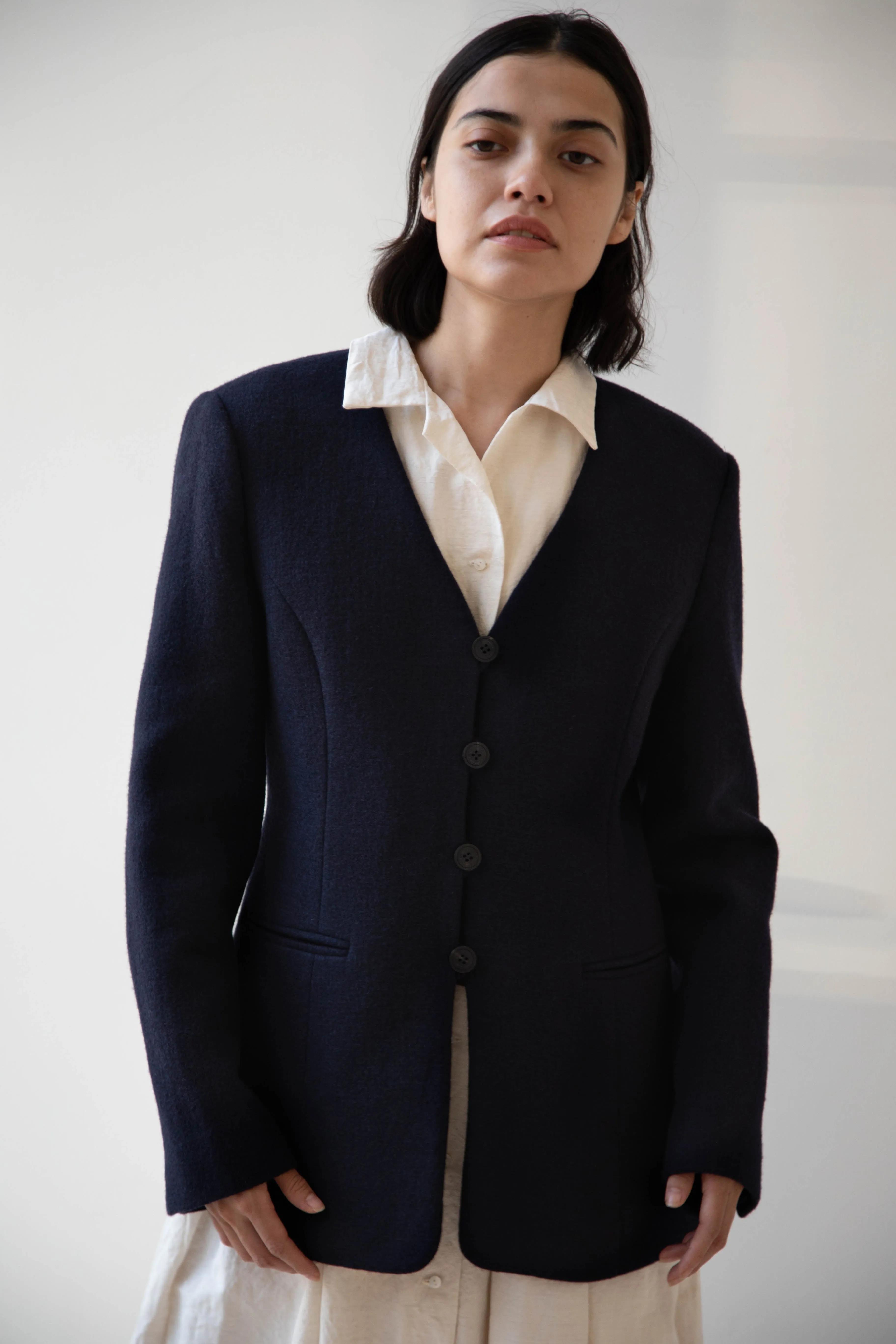 Le 17 Septembre | Formal Jacket in Navy Wool