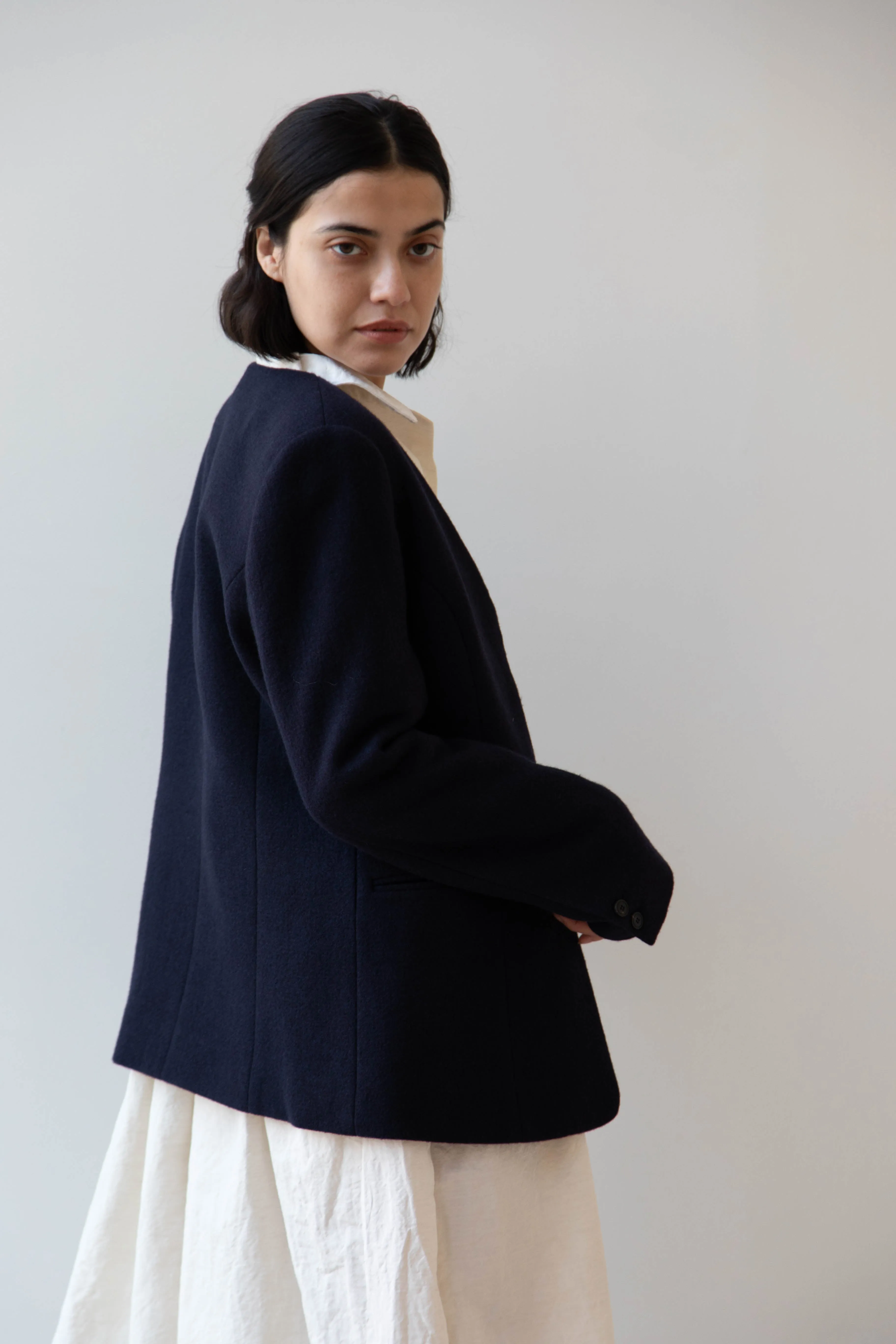 Le 17 Septembre | Formal Jacket in Navy Wool