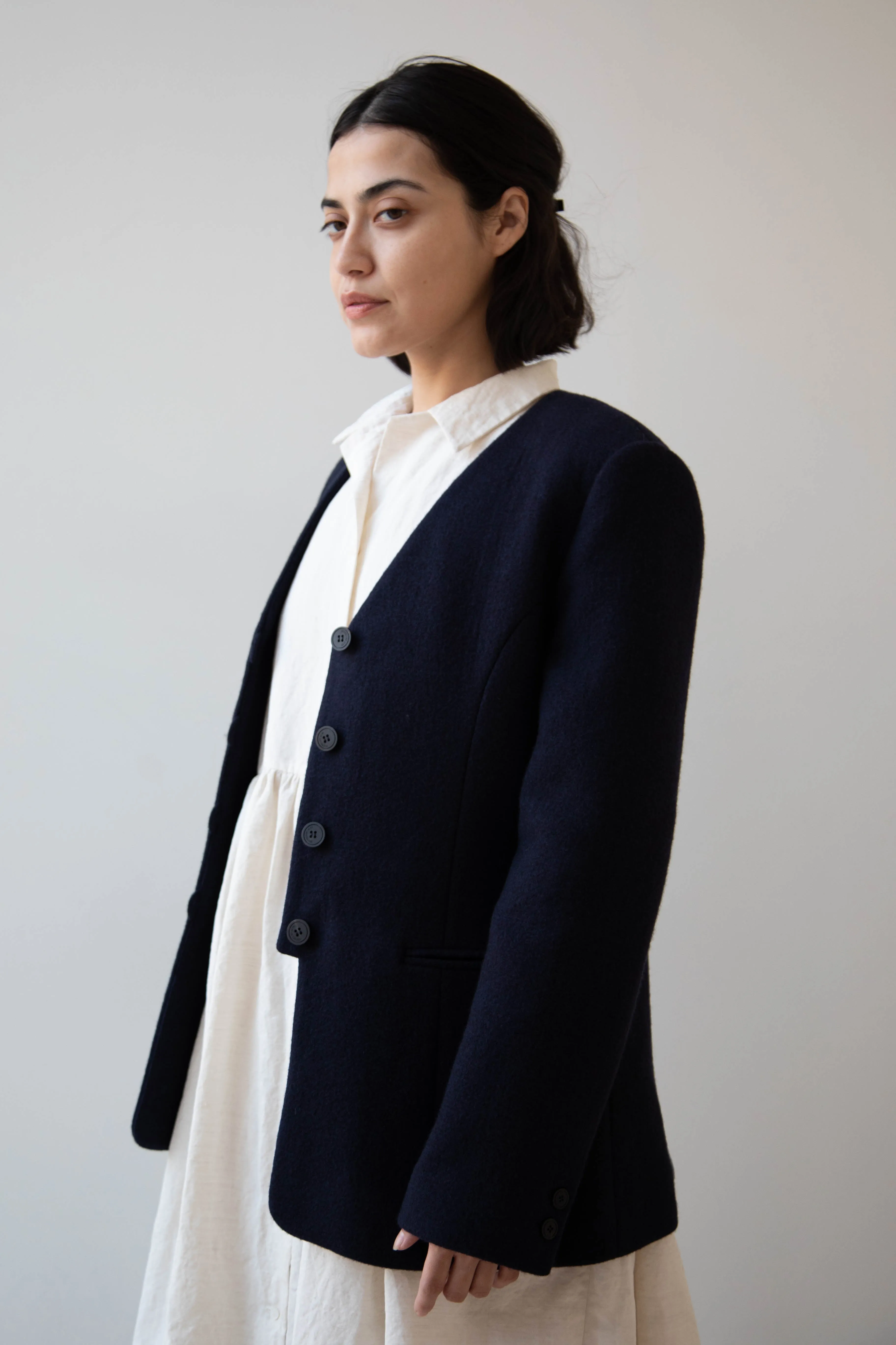 Le 17 Septembre | Formal Jacket in Navy Wool