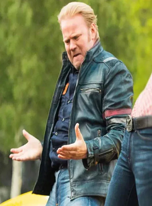 LEATHER JACKET WORN BY ANDERS BAASMO CHRISTIANSEN IN ASPHALT BURNING | ANDERS BAASMO CHRISTIANSEN LEATHER JACKET