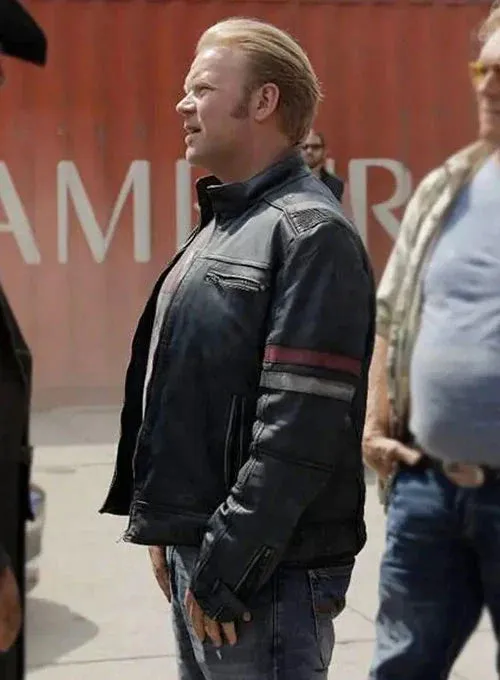 LEATHER JACKET WORN BY ANDERS BAASMO CHRISTIANSEN IN ASPHALT BURNING | ANDERS BAASMO CHRISTIANSEN LEATHER JACKET