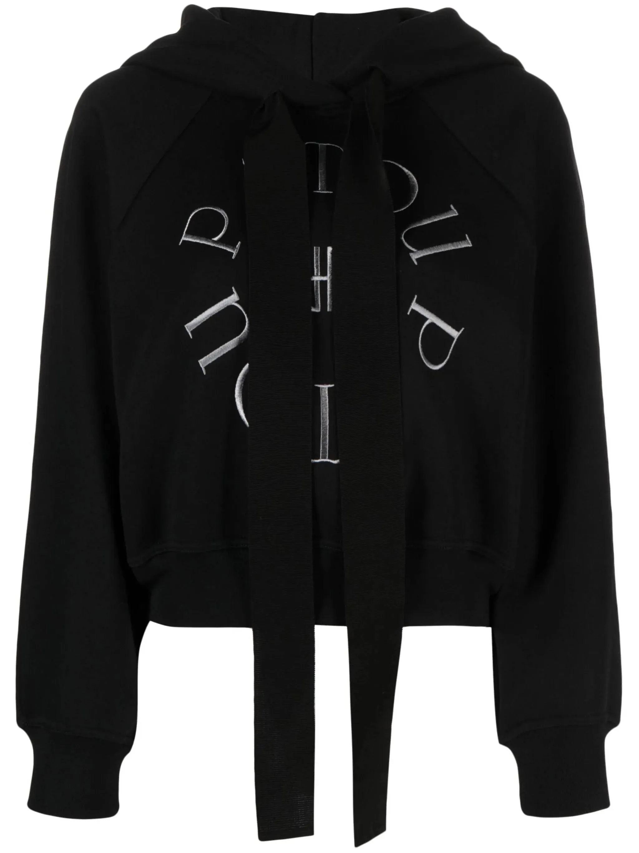 Medallion cotton hoodie