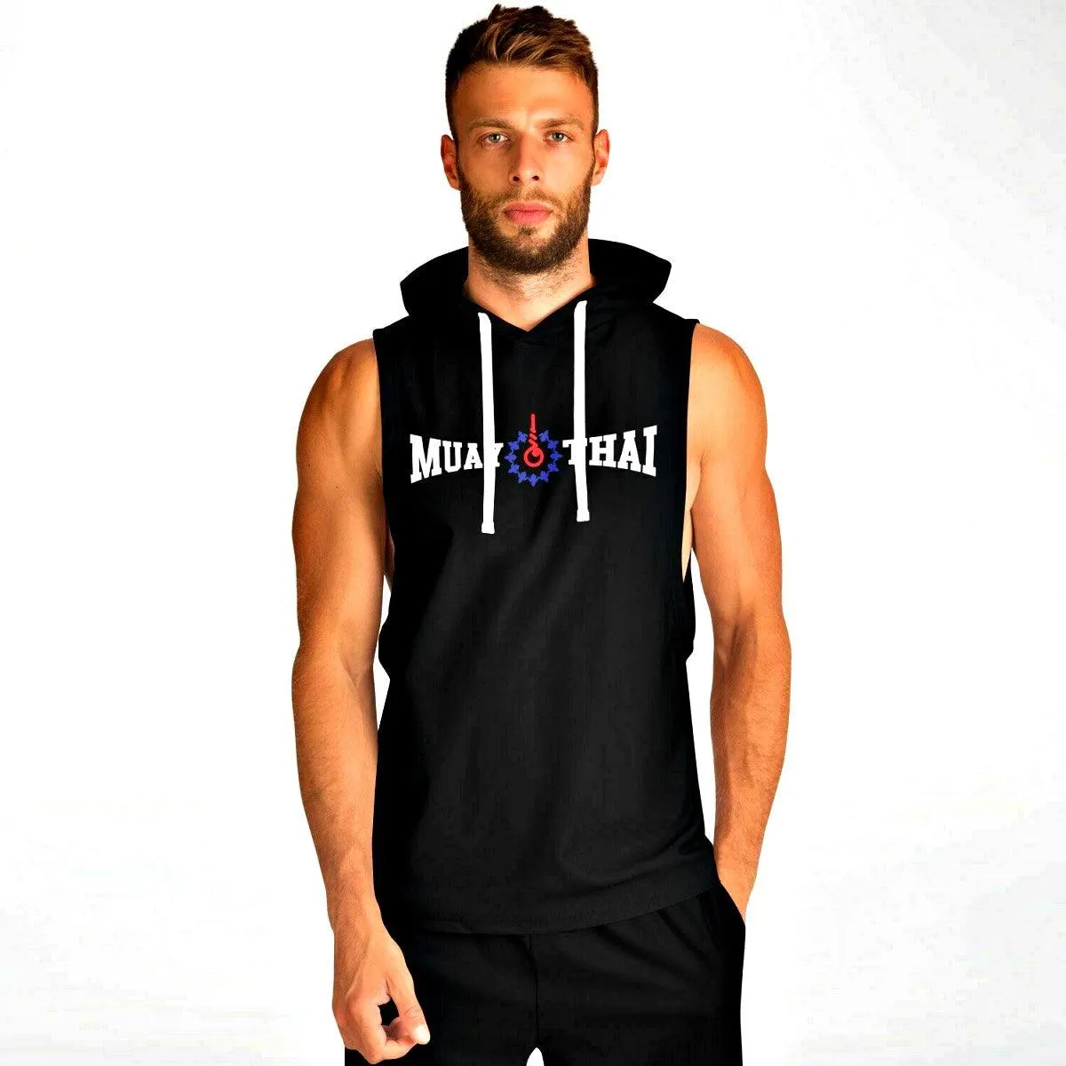 Muay Thai Fighter Sleeveless Hoodie