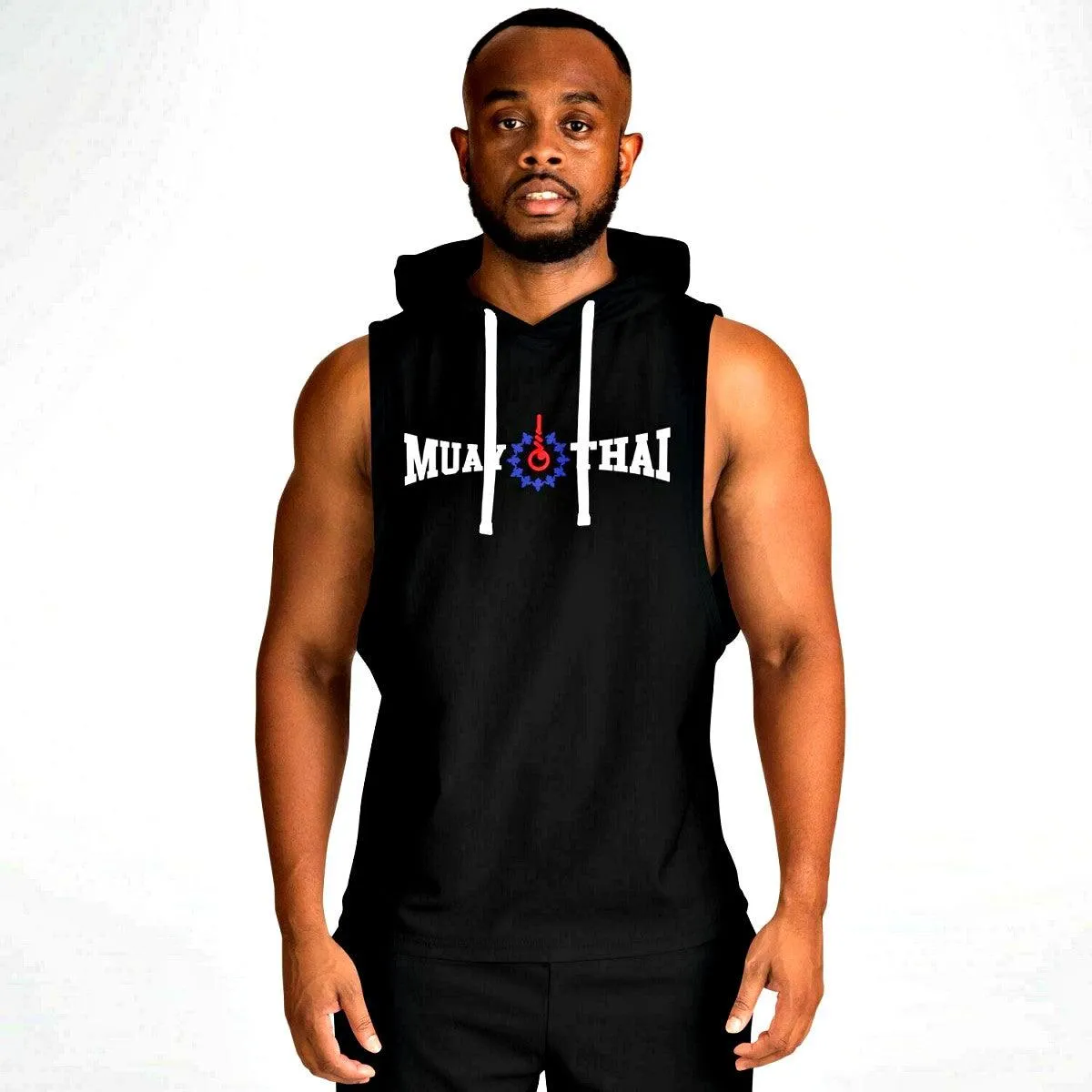 Muay Thai Fighter Sleeveless Hoodie