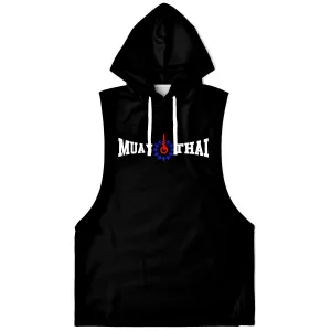 Muay Thai Fighter Sleeveless Hoodie