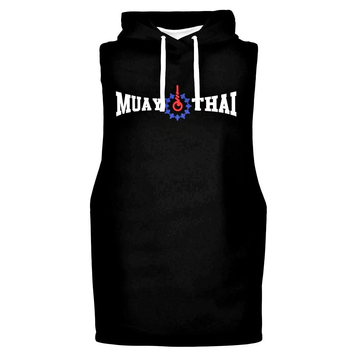 Muay Thai Fighter Sleeveless Hoodie