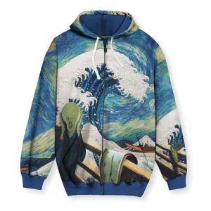 My Favorite Paintings Men's Zip-Up Hoodie