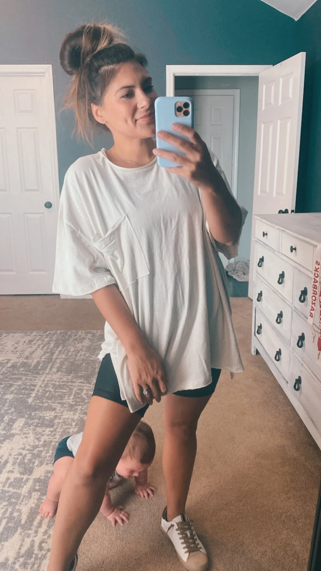 My Kinda Comfy Oversized Pocket Tee