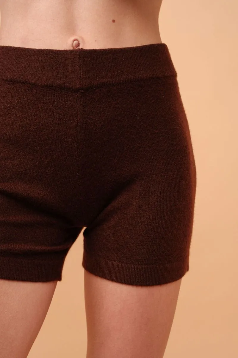 Nicole Comfy Sweatshorts Brown