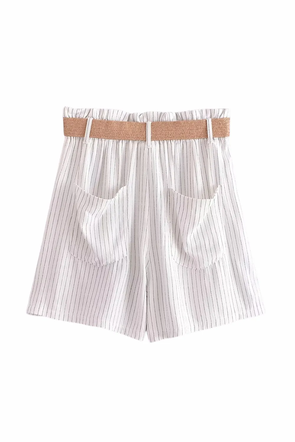 'Paulina' Comfy High-Waist Shorts w/Belt (3 Colors)