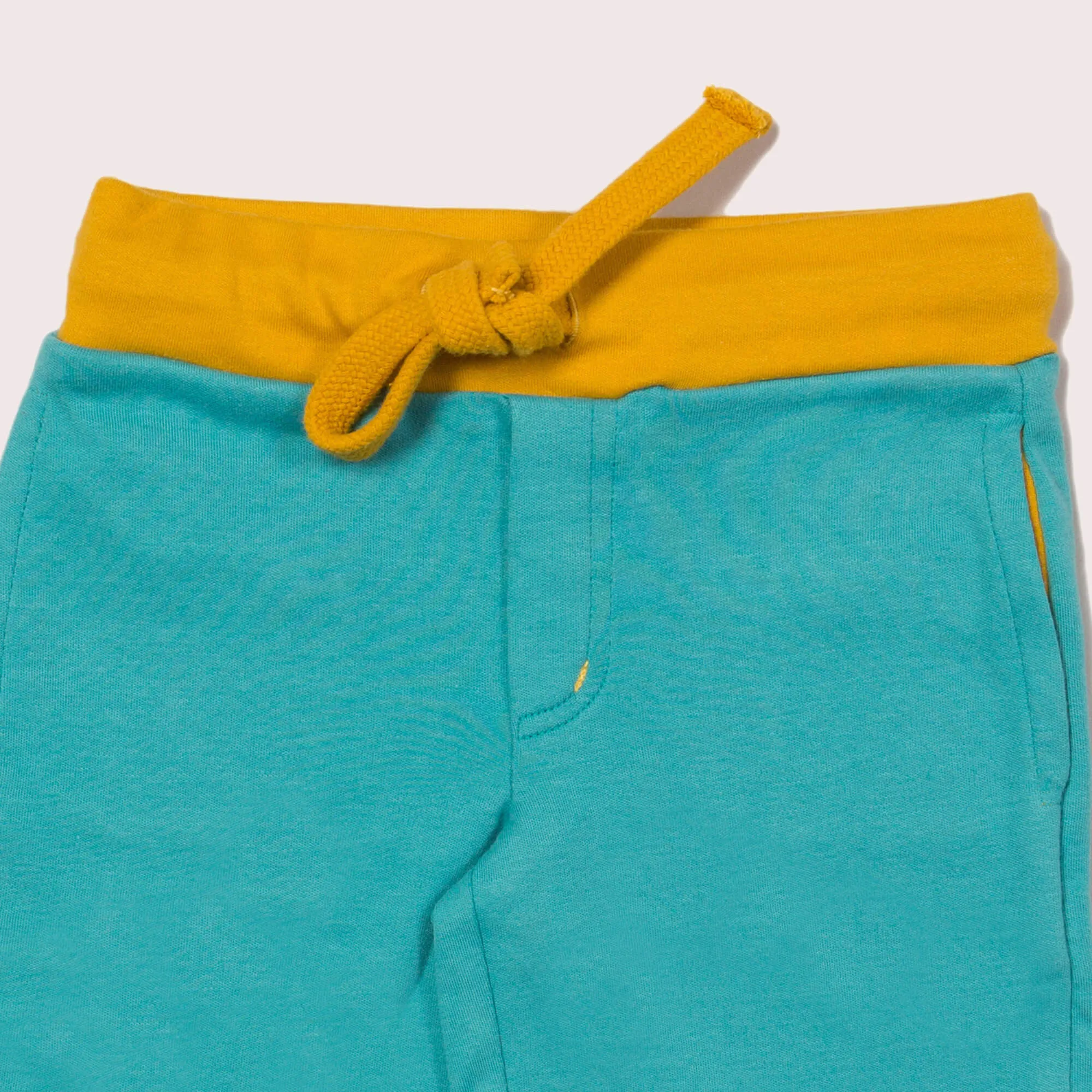 Peacock Blue Comfy Jogger Shorts