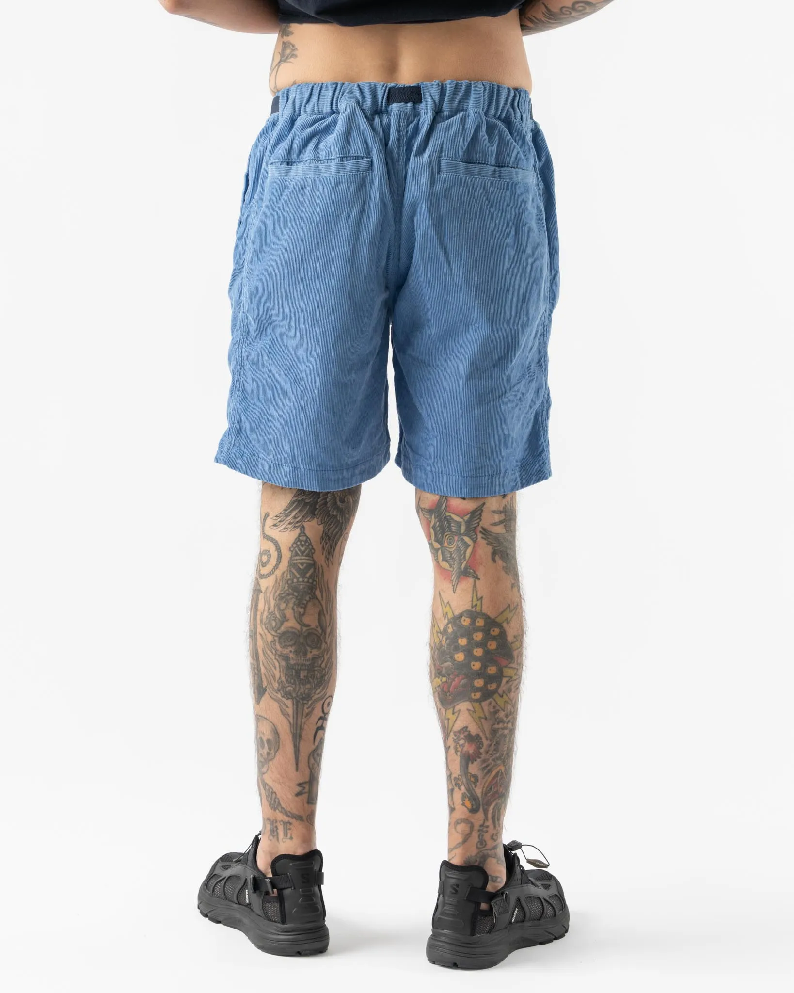 Pilgrim Surf   Supply Salathe Corduroy Climbing Short in Blue