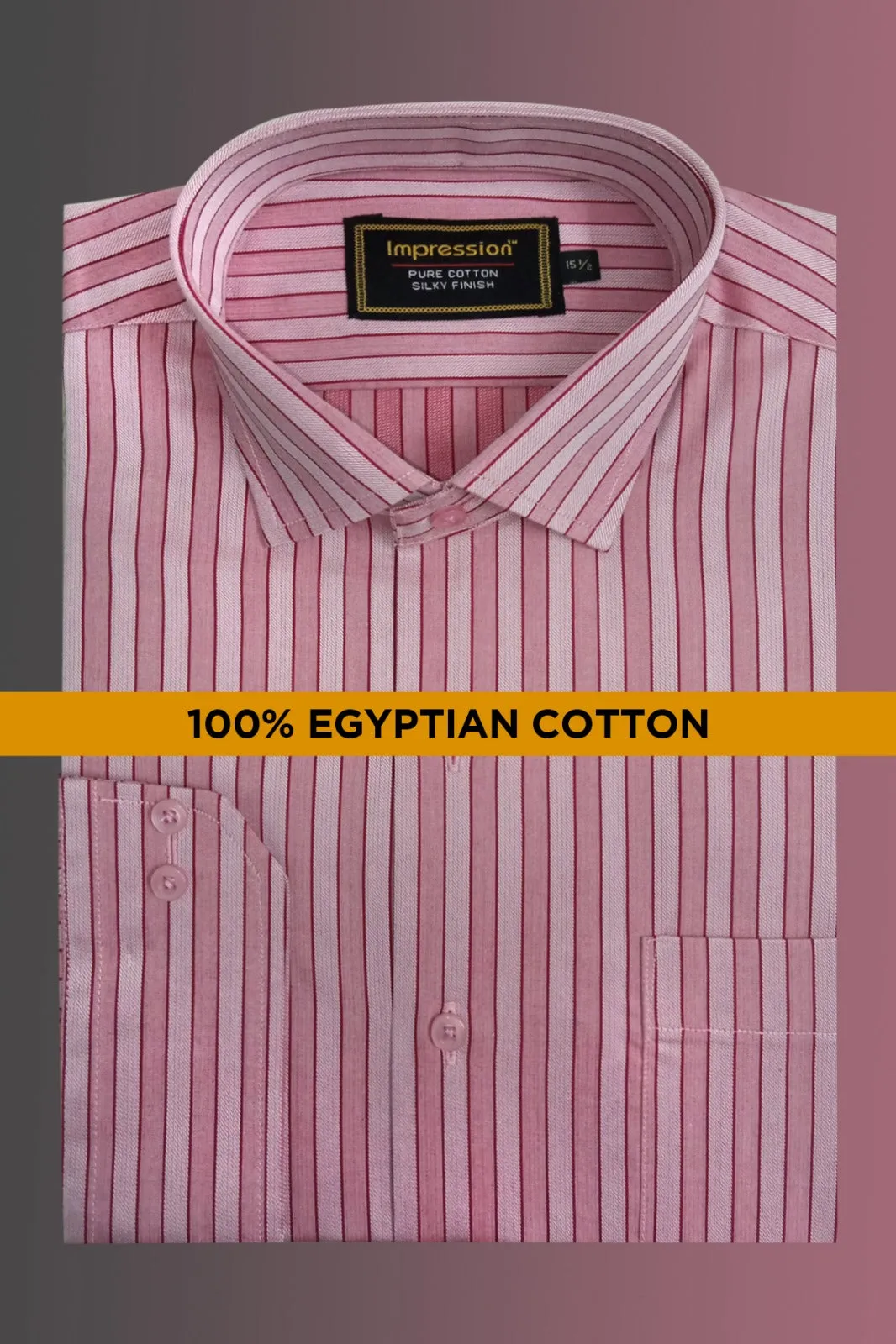 Pink Stripped Formal Shirt