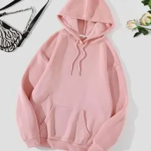 Plain Pink Hoodie