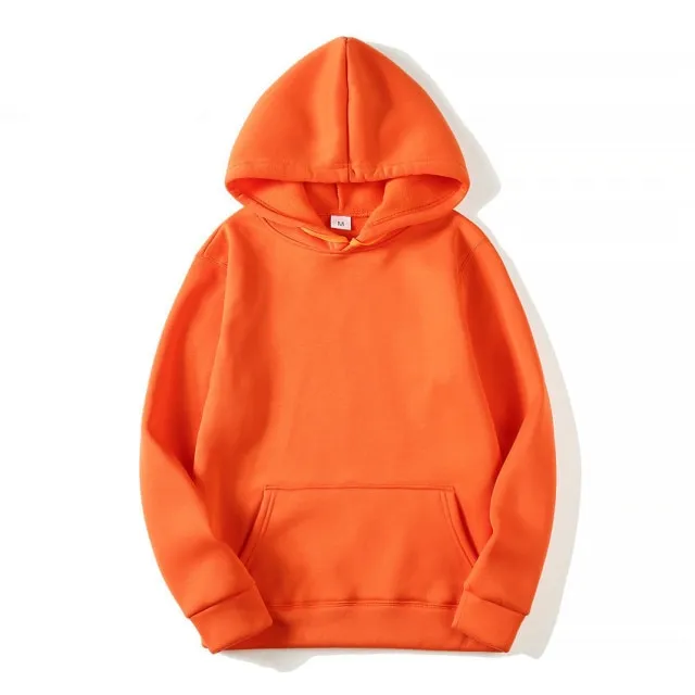 Pocket Solid Soft Casual Hoodies