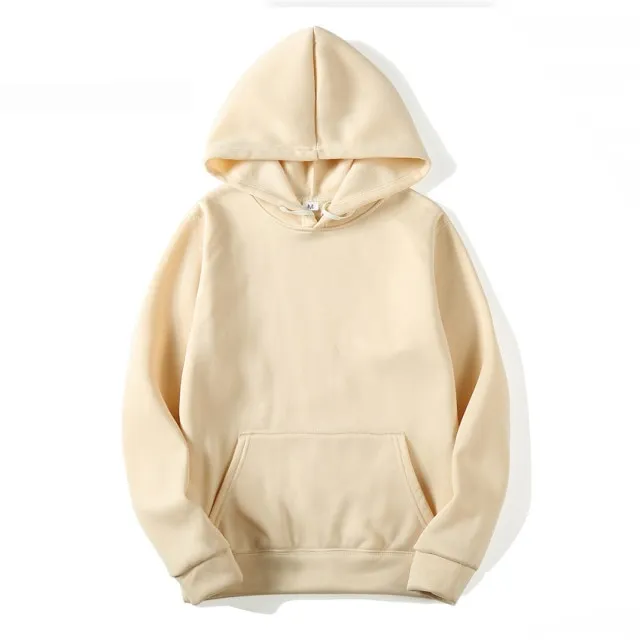 Pocket Solid Soft Casual Hoodies