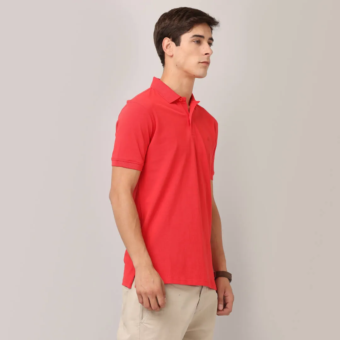 Polo T-Shirts - Red