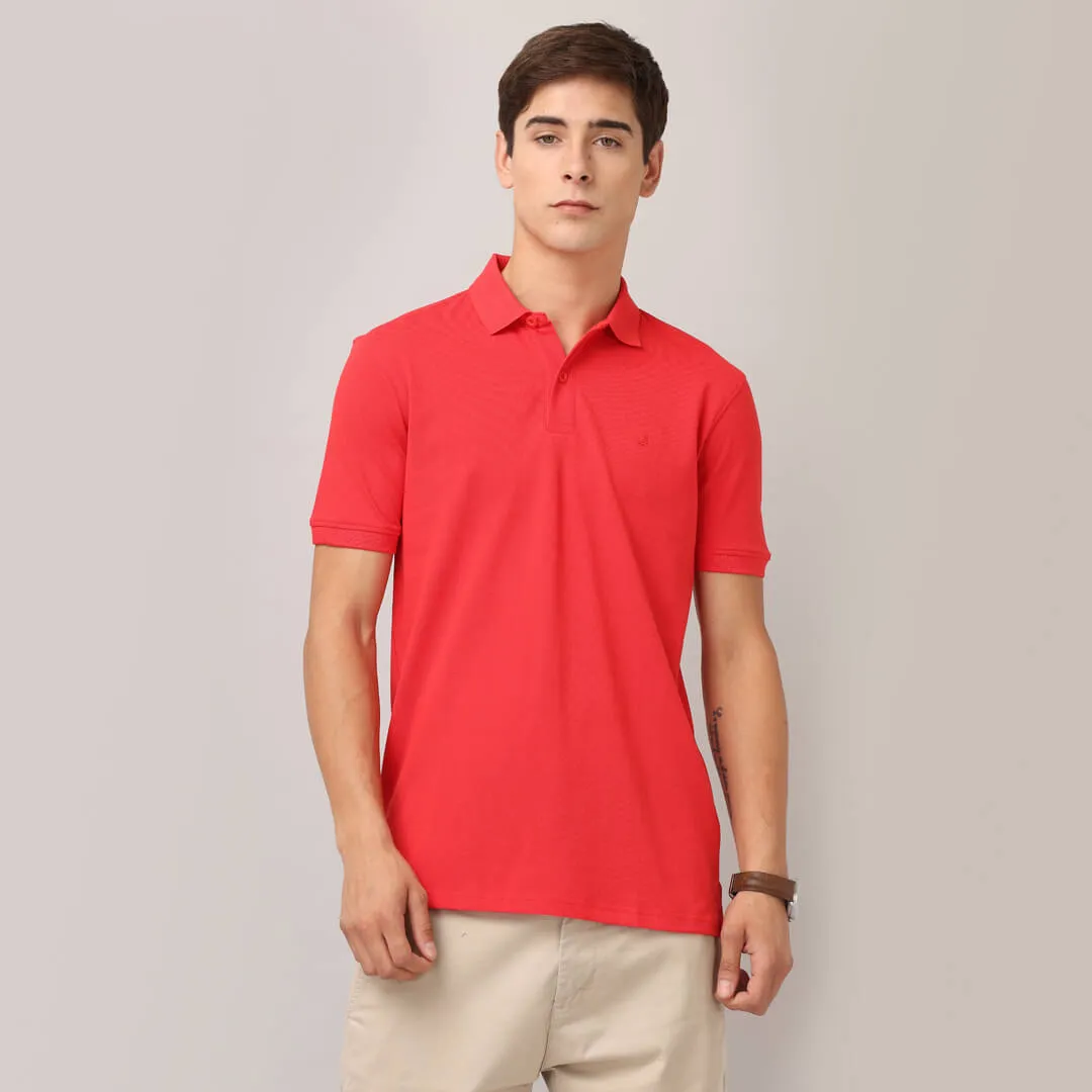 Polo T-Shirts - Red