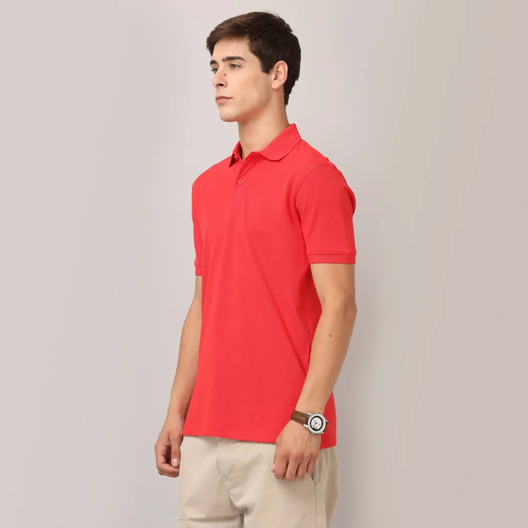 Polo T-Shirts - Red