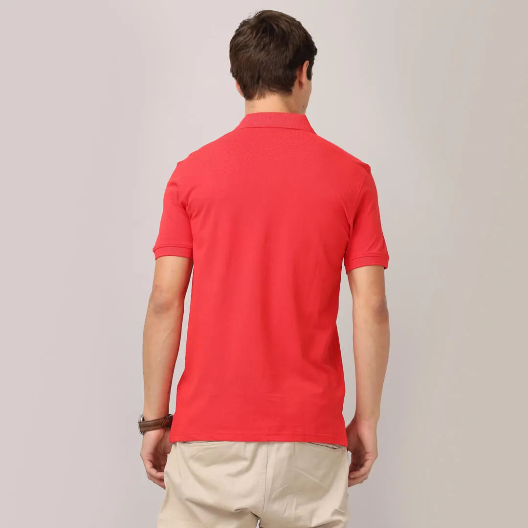 Polo T-Shirts - Red