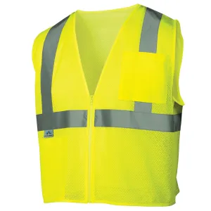 Pyramex RVZ2110 Type R Class 2 Mesh Safety Vest with Pocket