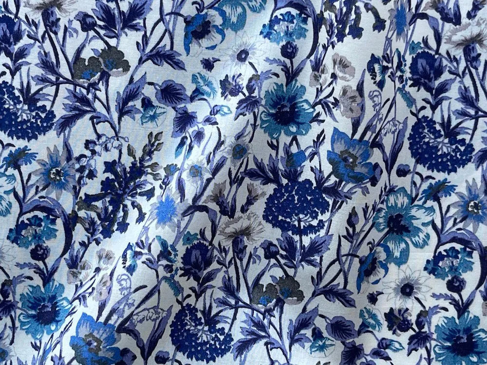 Rachel Lapis Liberty of London Tana Cotton Lawn (Made in Italy)