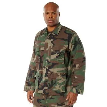 Rothco Rip-Stop BDU Shirt / Woodland Camo