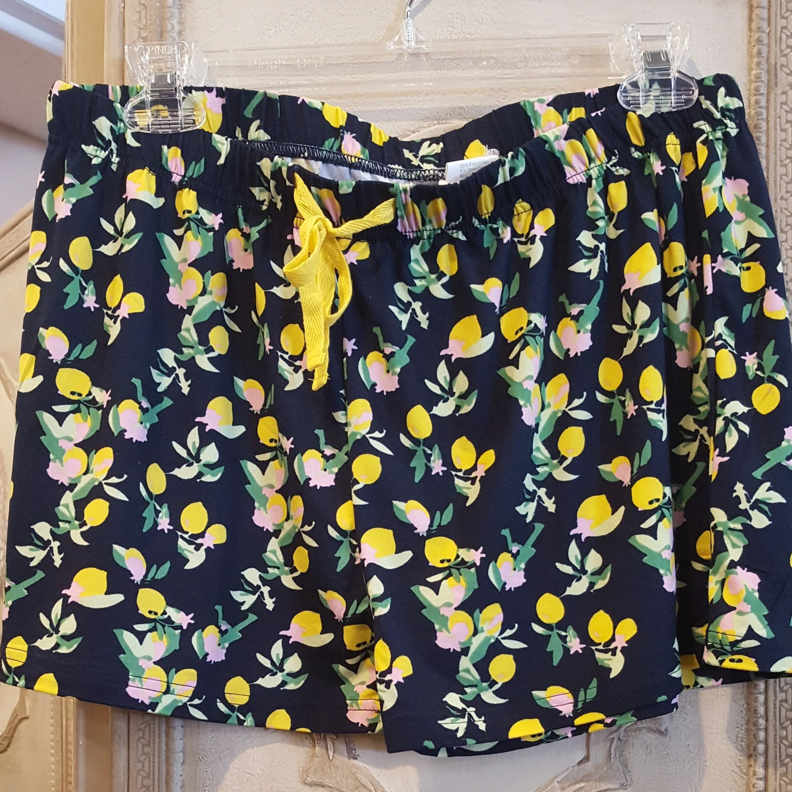 RS Lemon Drop Dreams Sleep Shorts - Navy/Yellow