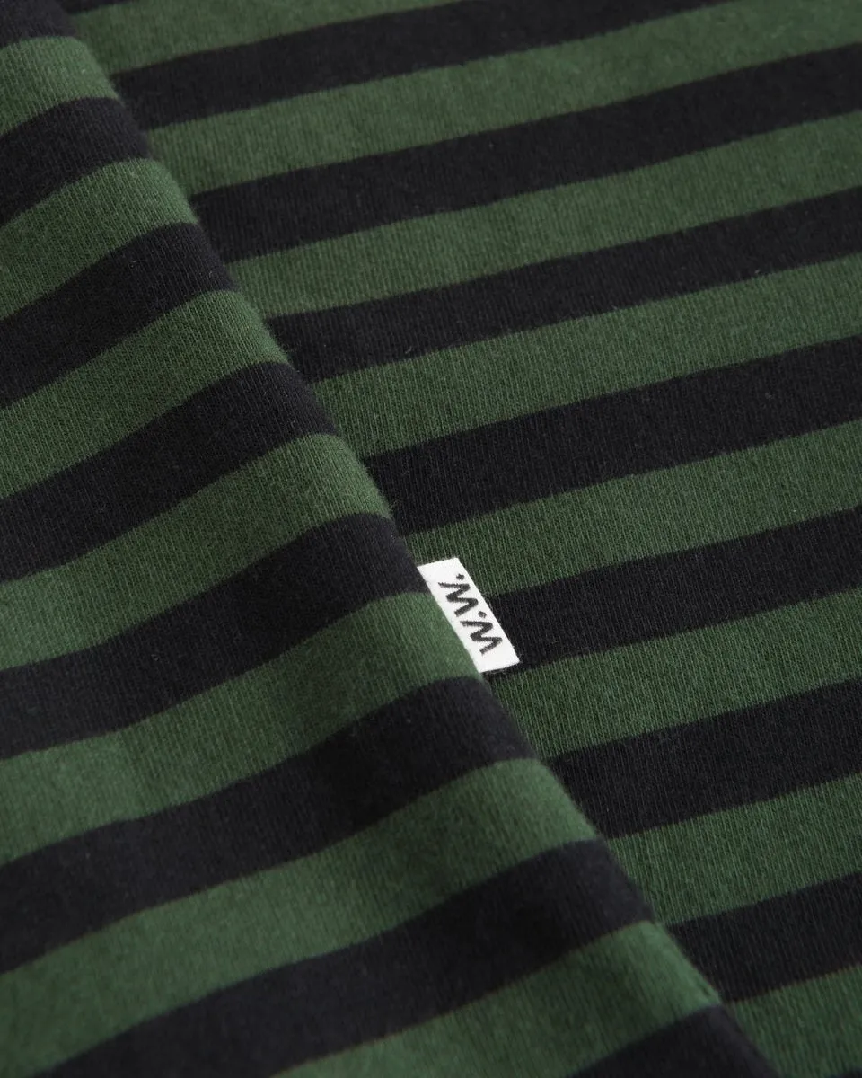 Sami Classic Stripe T-shirt - Green/Black