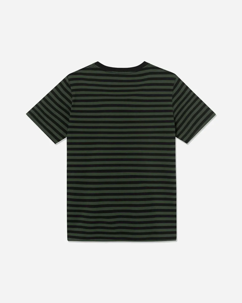 Sami Classic Stripe T-shirt - Green/Black