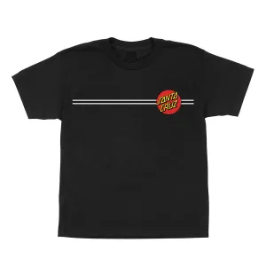 Santa Cruz Youth Classic Dot S/S T-Shirt - Black