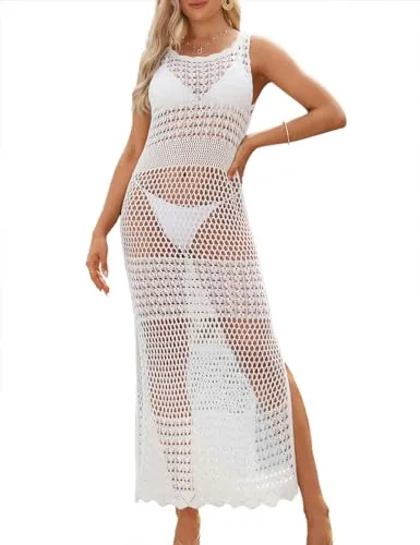 Sexy Crochet Women's Bathing Suit Cover Up