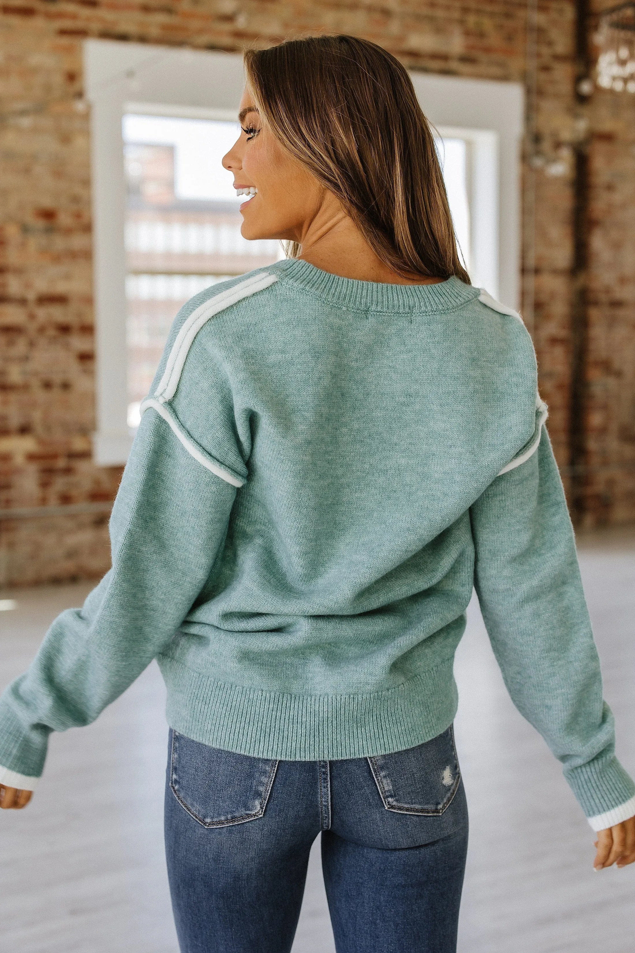 Shanda Crewneck Knit Sweater