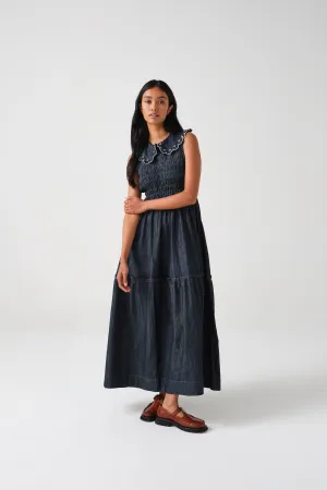 Sky Dress in Indigo Rinse