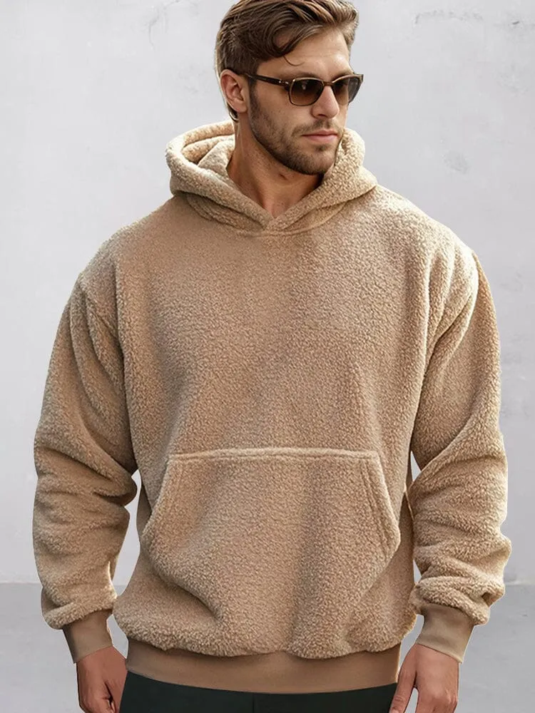 Soft Reversible Plush Hoodie