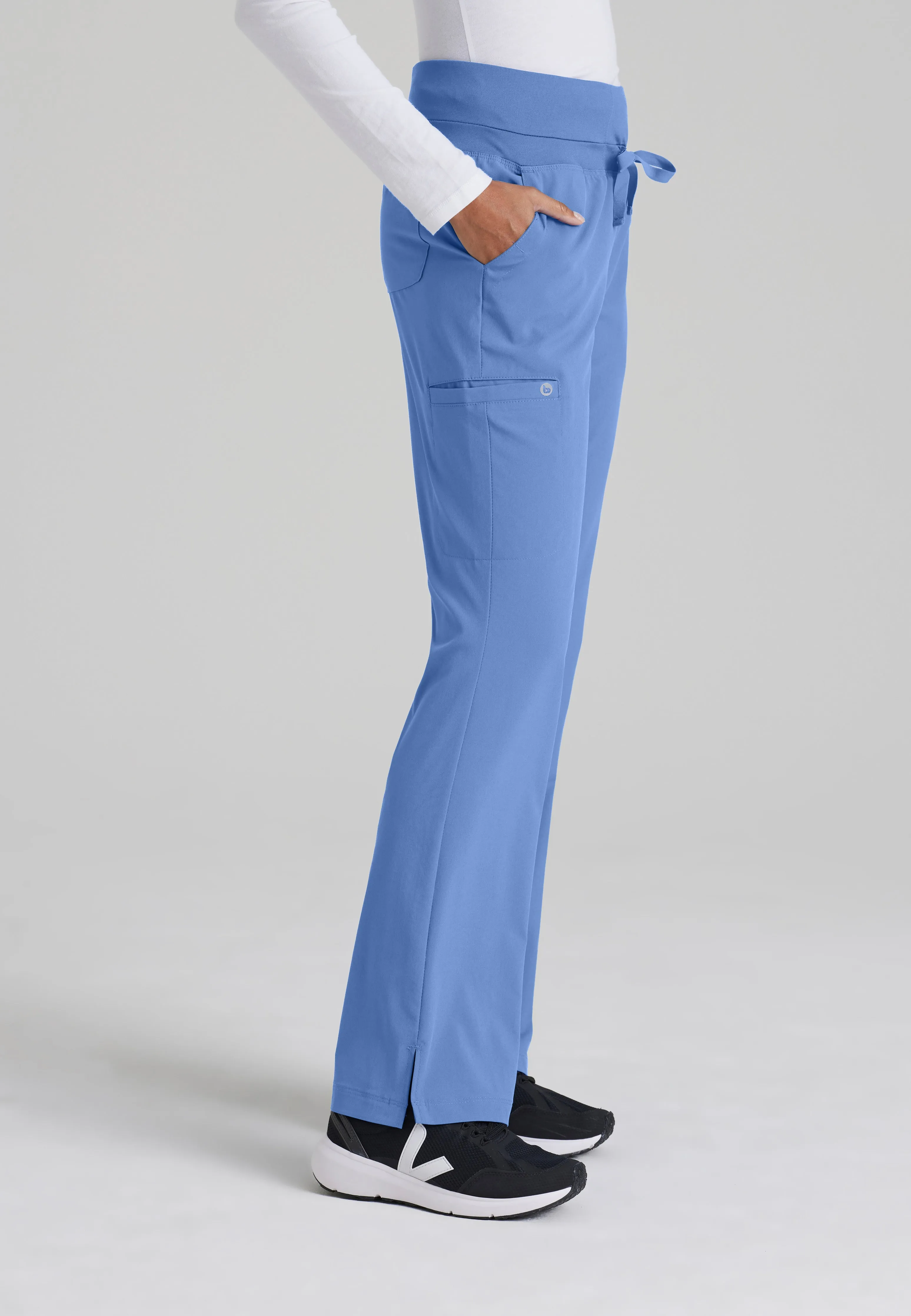 Stride 5-Pocket Mid-Rise Straight Leg Scrub Pant