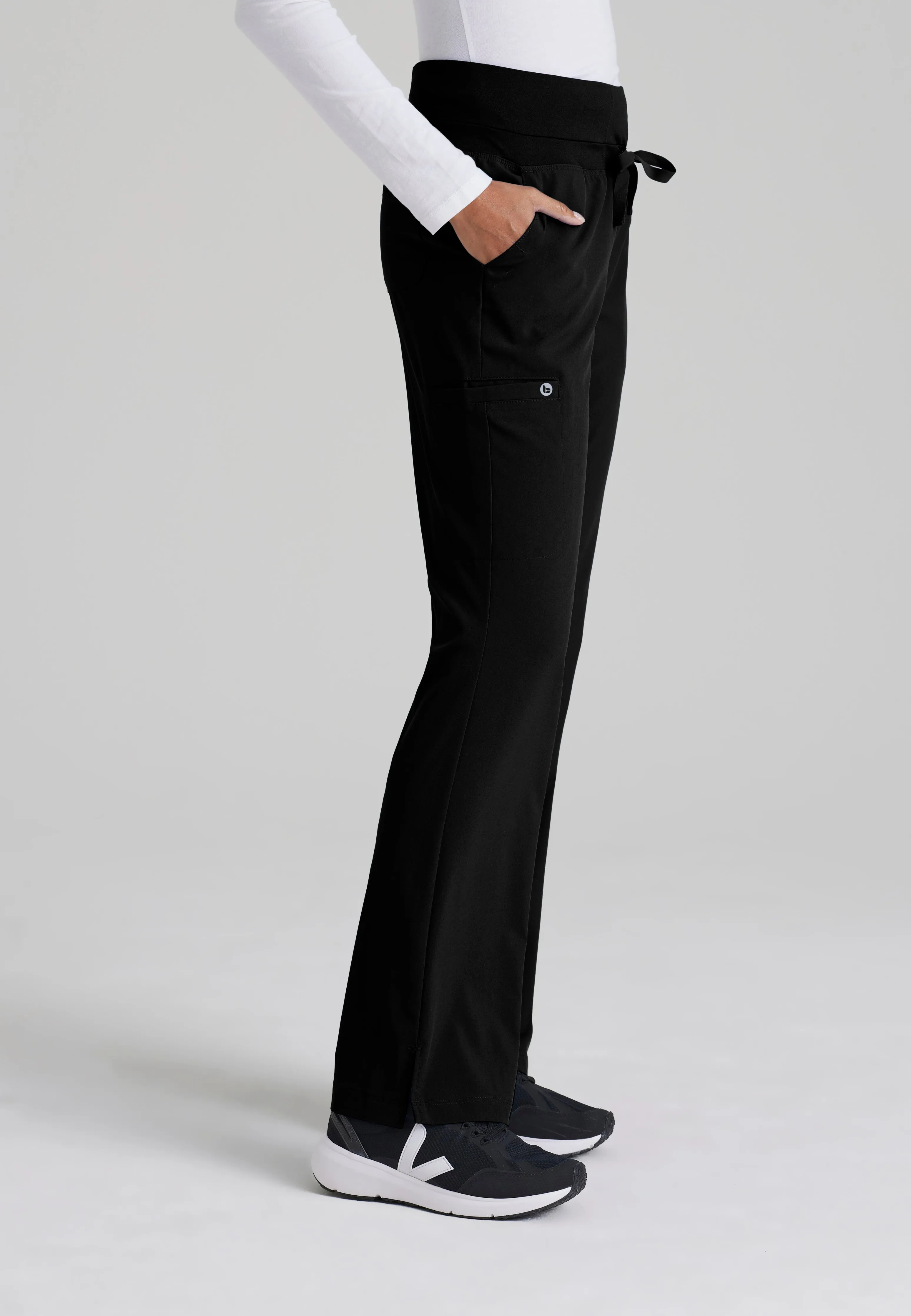 Stride 5-Pocket Mid-Rise Straight Leg Scrub Pant