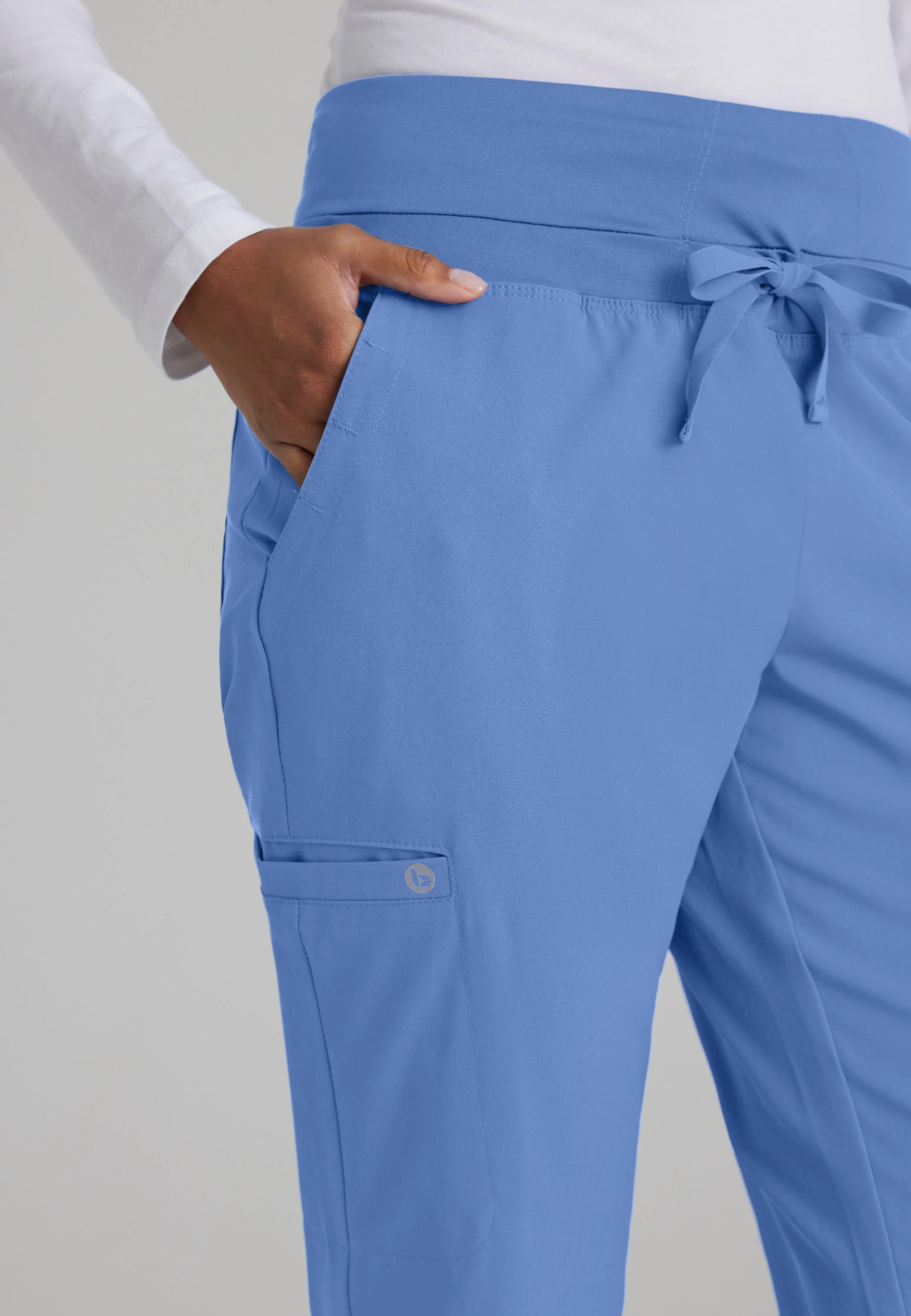 Stride 5-Pocket Mid-Rise Straight Leg Scrub Pant