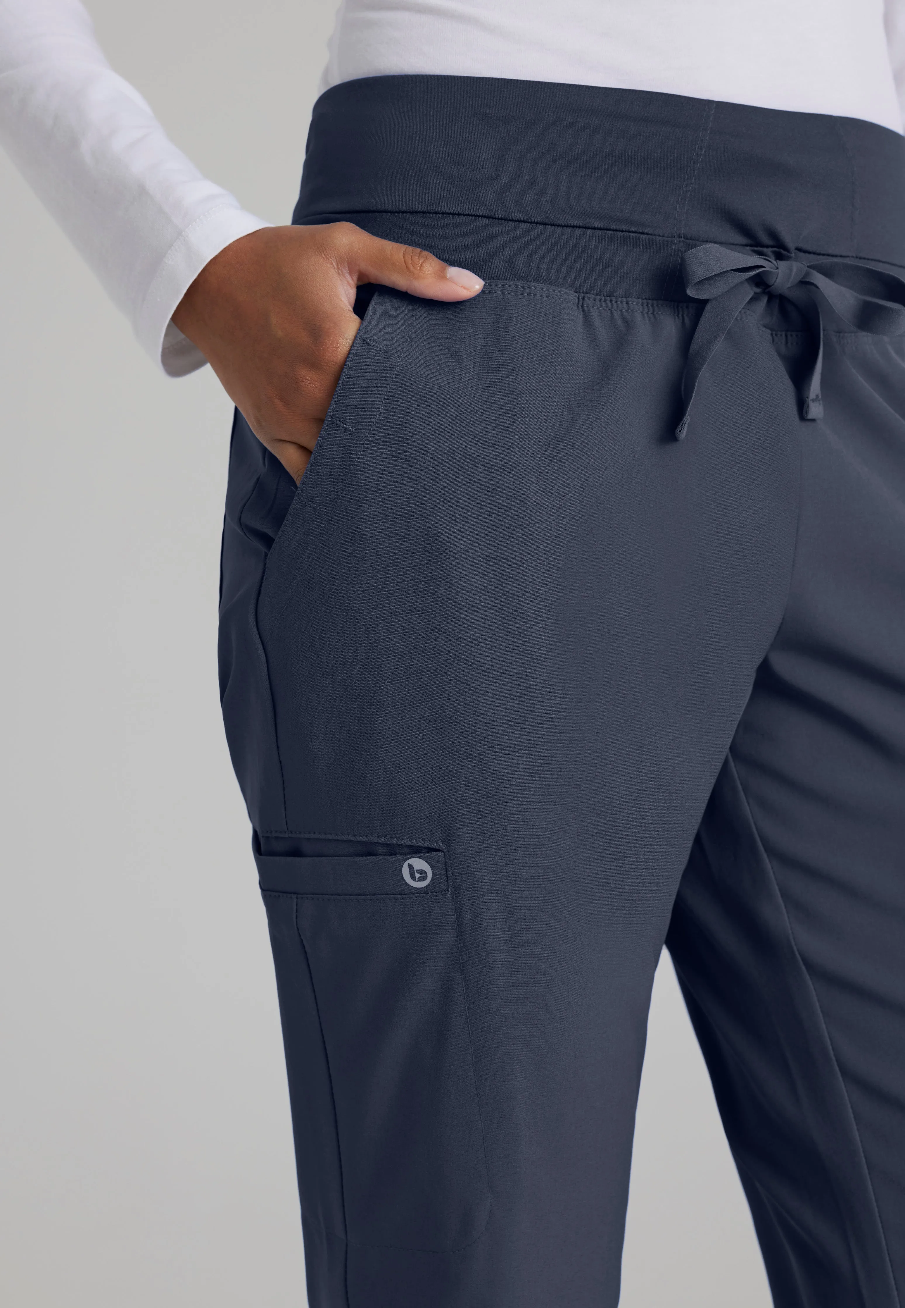 Stride 5-Pocket Mid-Rise Straight Leg Scrub Pant