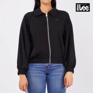 Stylistic Mr. Lee Ladies Basic Jacket with Collar Loose Fit 112268 (Black)