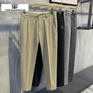 Summer Breathable Ice Silk Casual Pants