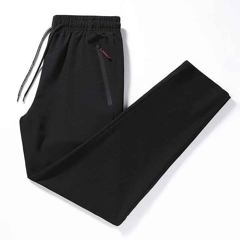 Summer Silk Breathable Long Pants Sport Pants