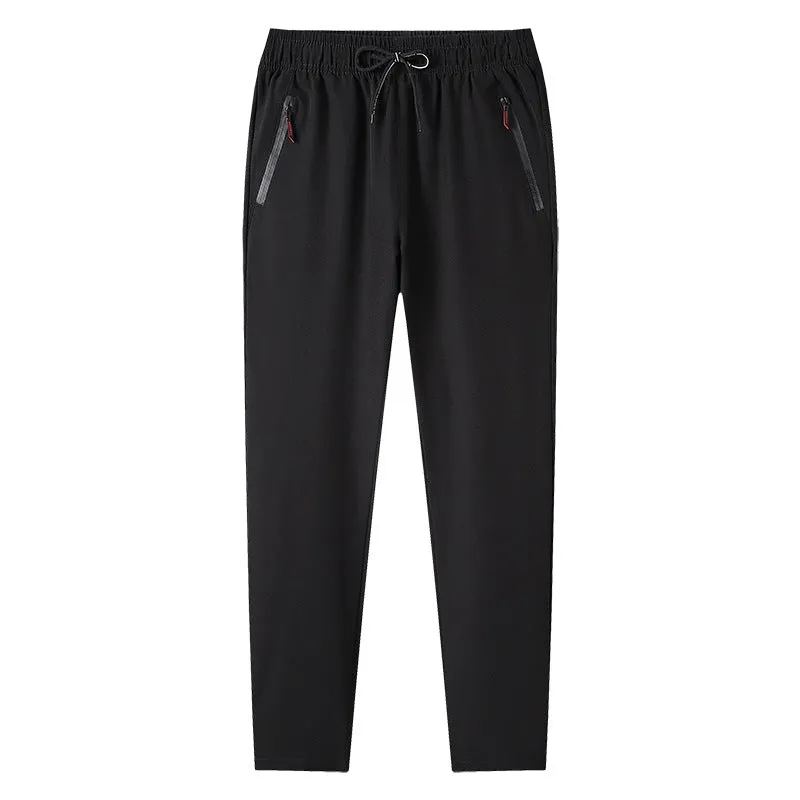 Summer Silk Breathable Long Pants Sport Pants